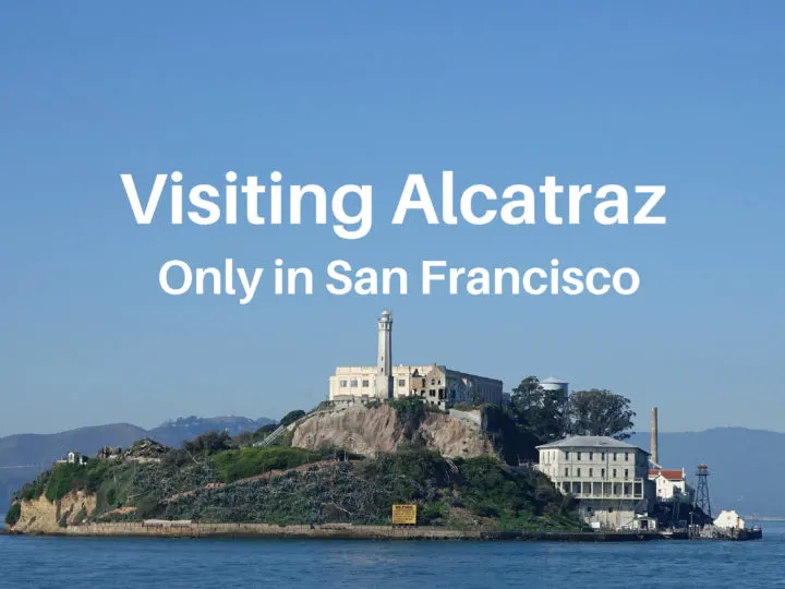 Great view of Alcatraz Island as we arrive on the ferry to visit Alcatraz.