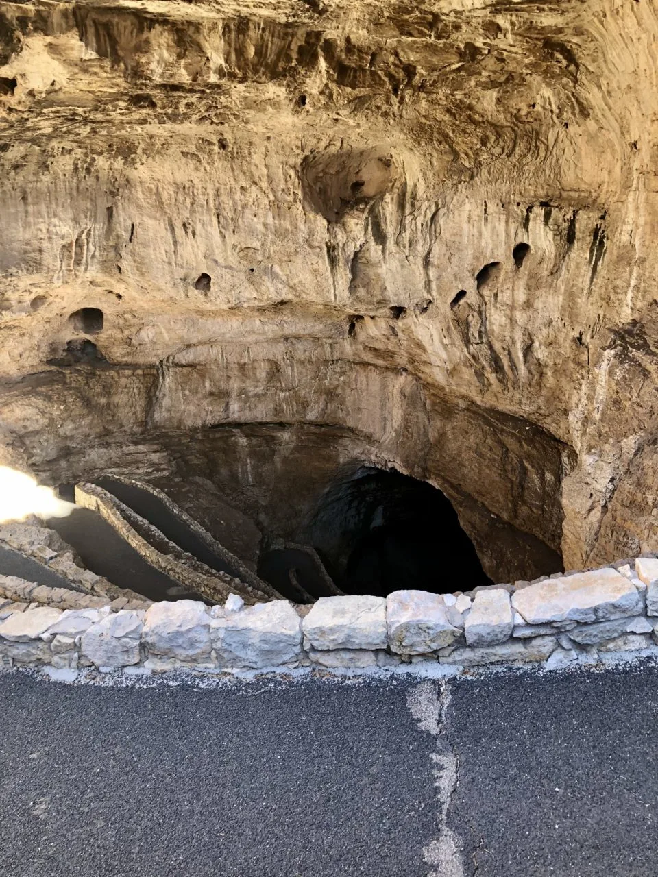 Entrance to Carlsbad Caverns.