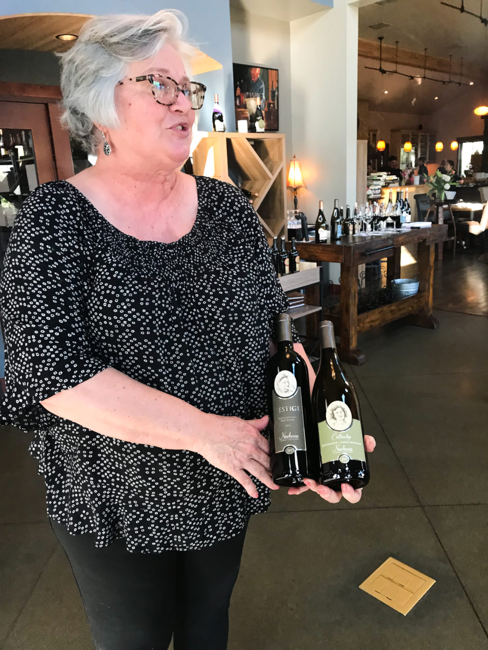 The owner of Wine O'Clock and Bunnell Winery, one of the best places to eat and taste wine in Prosser.
