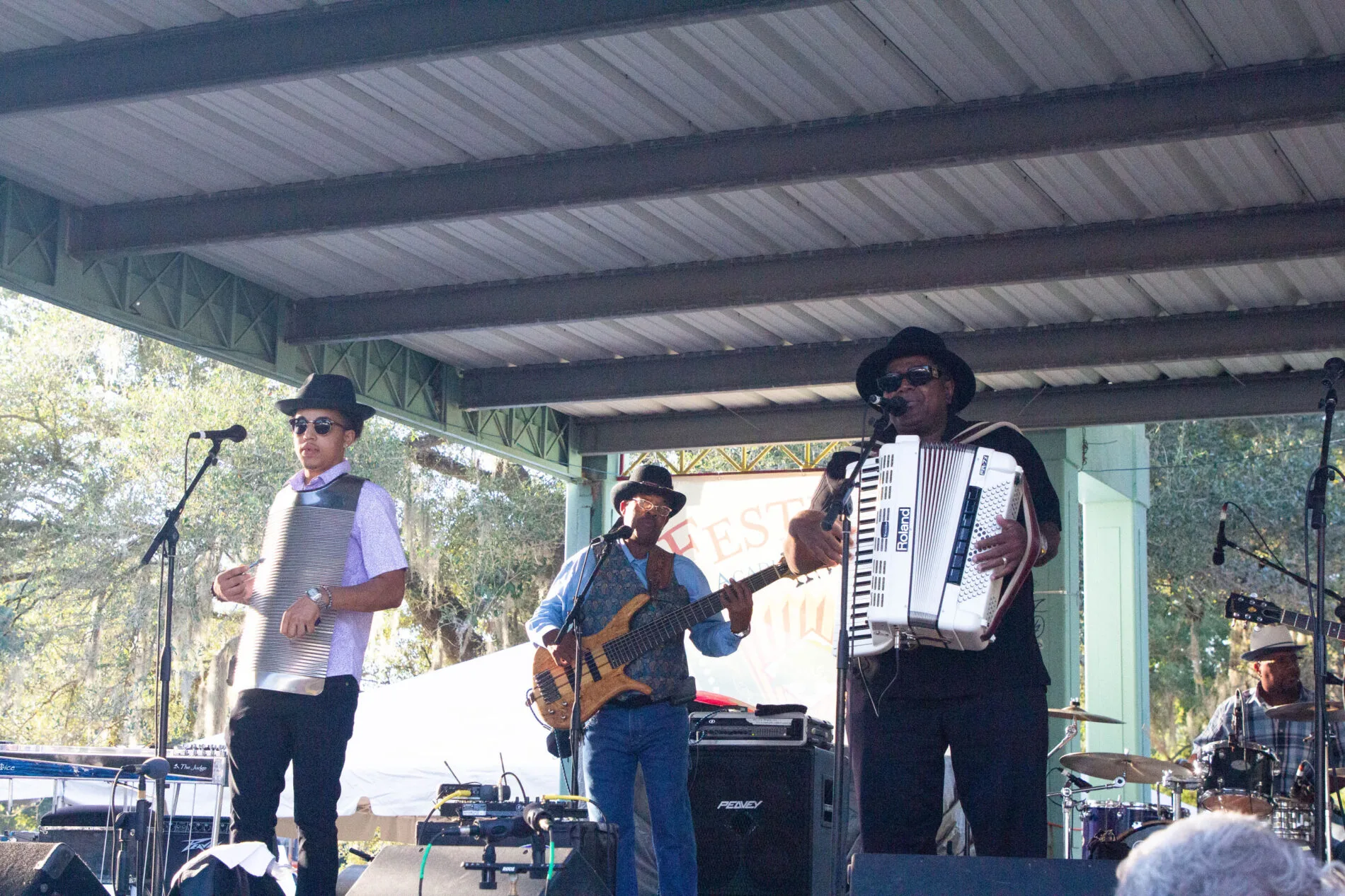 Zydeco band in Lafayette.