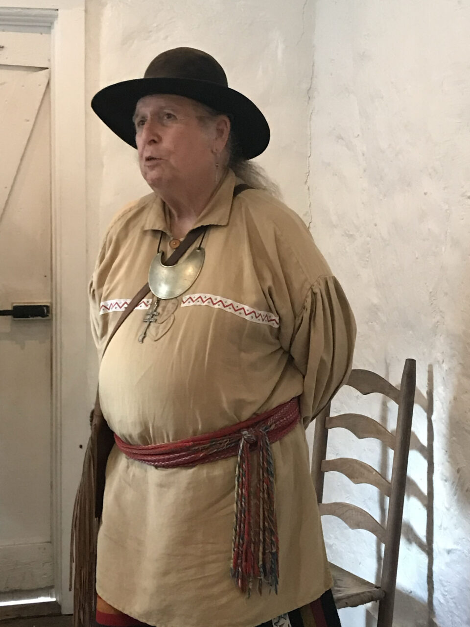 Chief of the local tribe, Houma, is also a storyteller at Vermillionville.