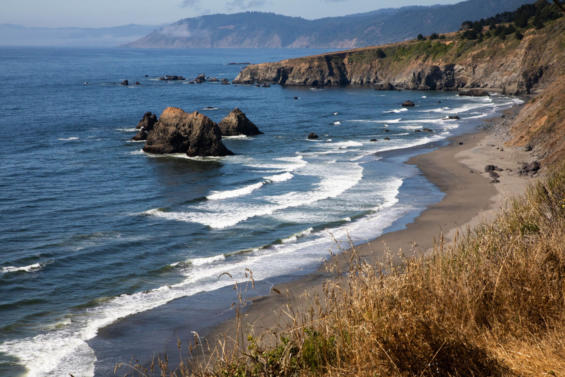 Stunning vistas are all along the Pacific Highway 1, like this one at Sonoma Coast State Park.