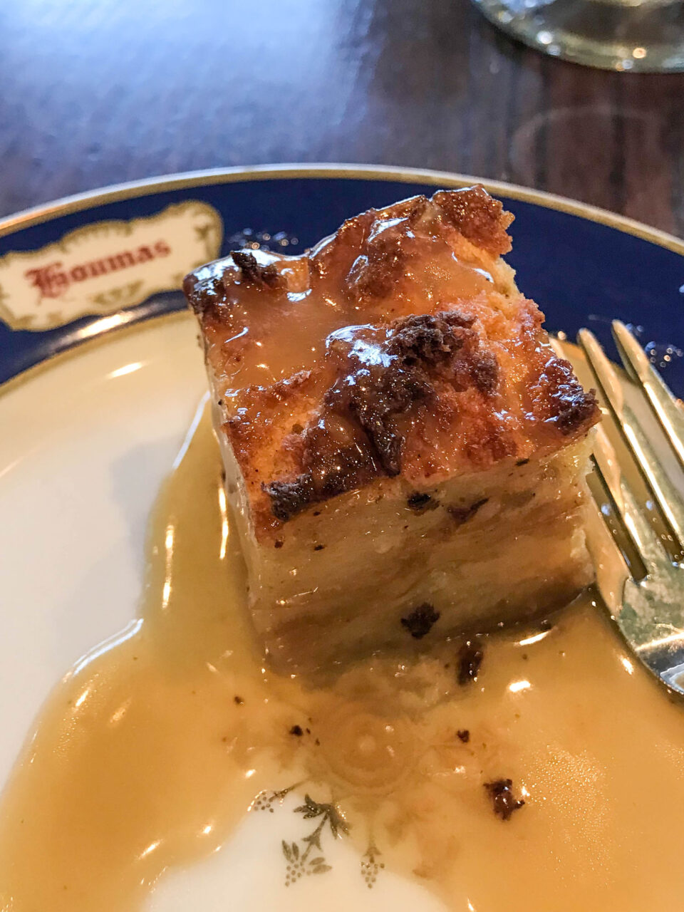 The best dessert, bread pudding, is served many different ways in Louisiana.