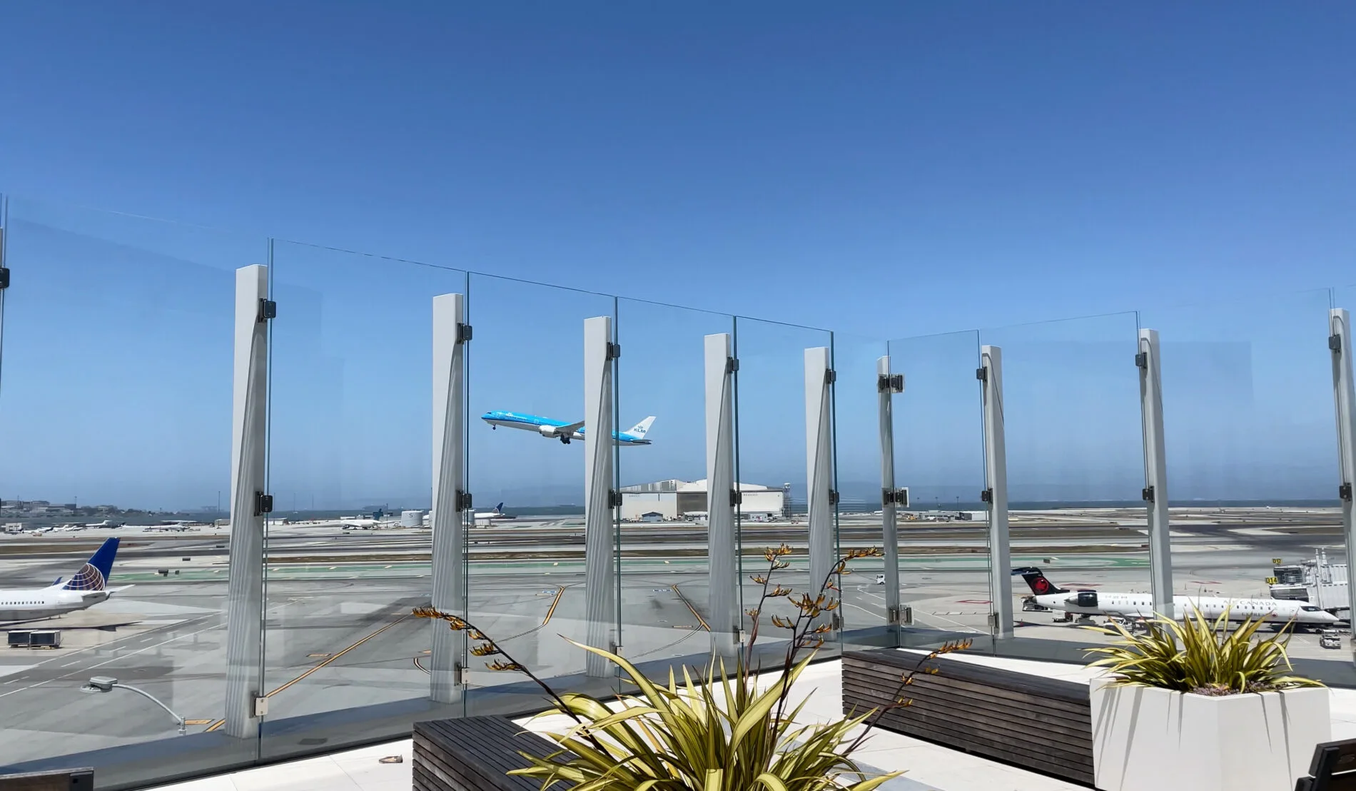 Enjoy the views from Sky Terrace if you have time and are looking for things to do in SFO Airport.