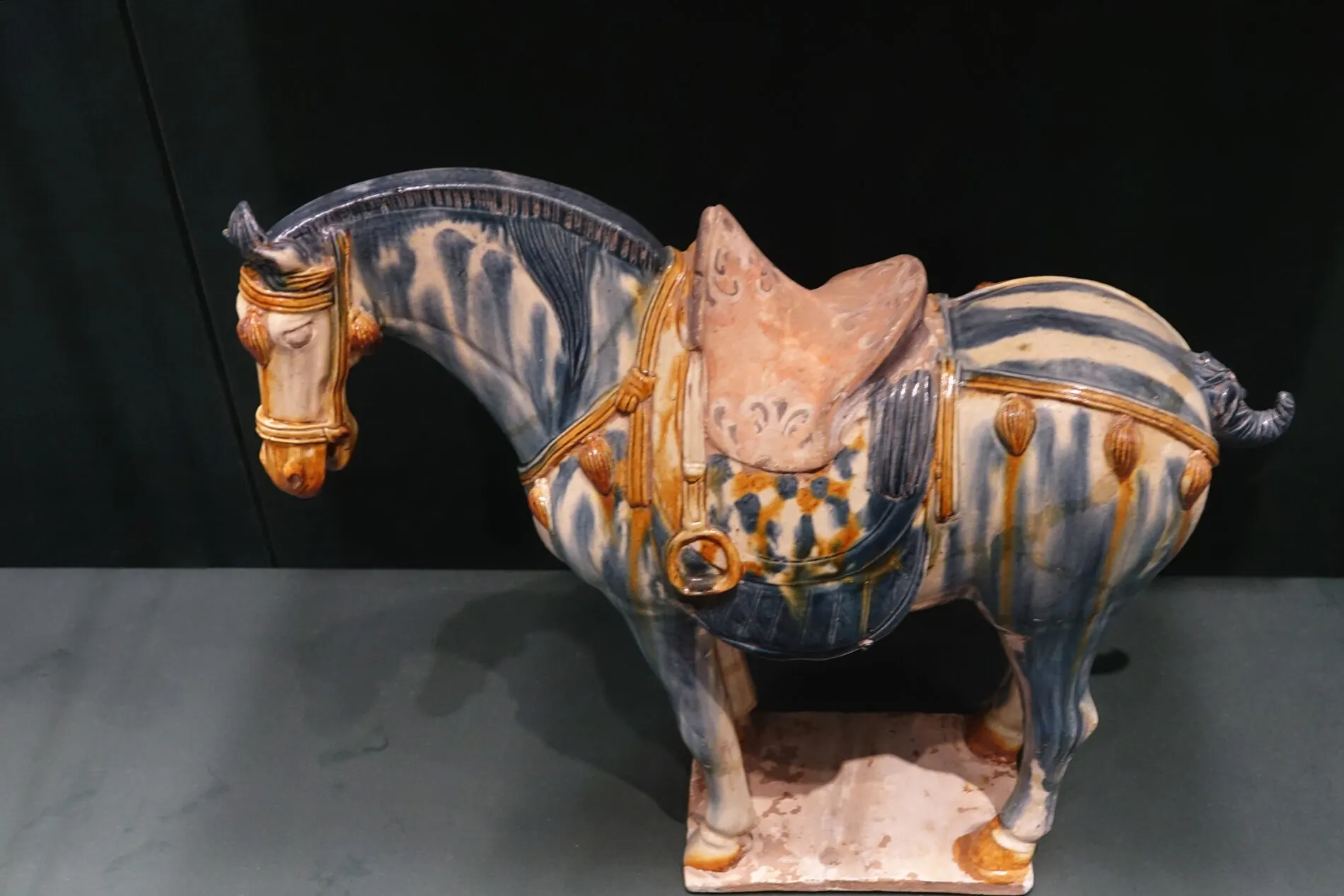 Ceramic horse in the Asian Art Museum in San Francisco. It is from the Tang Dynasty.