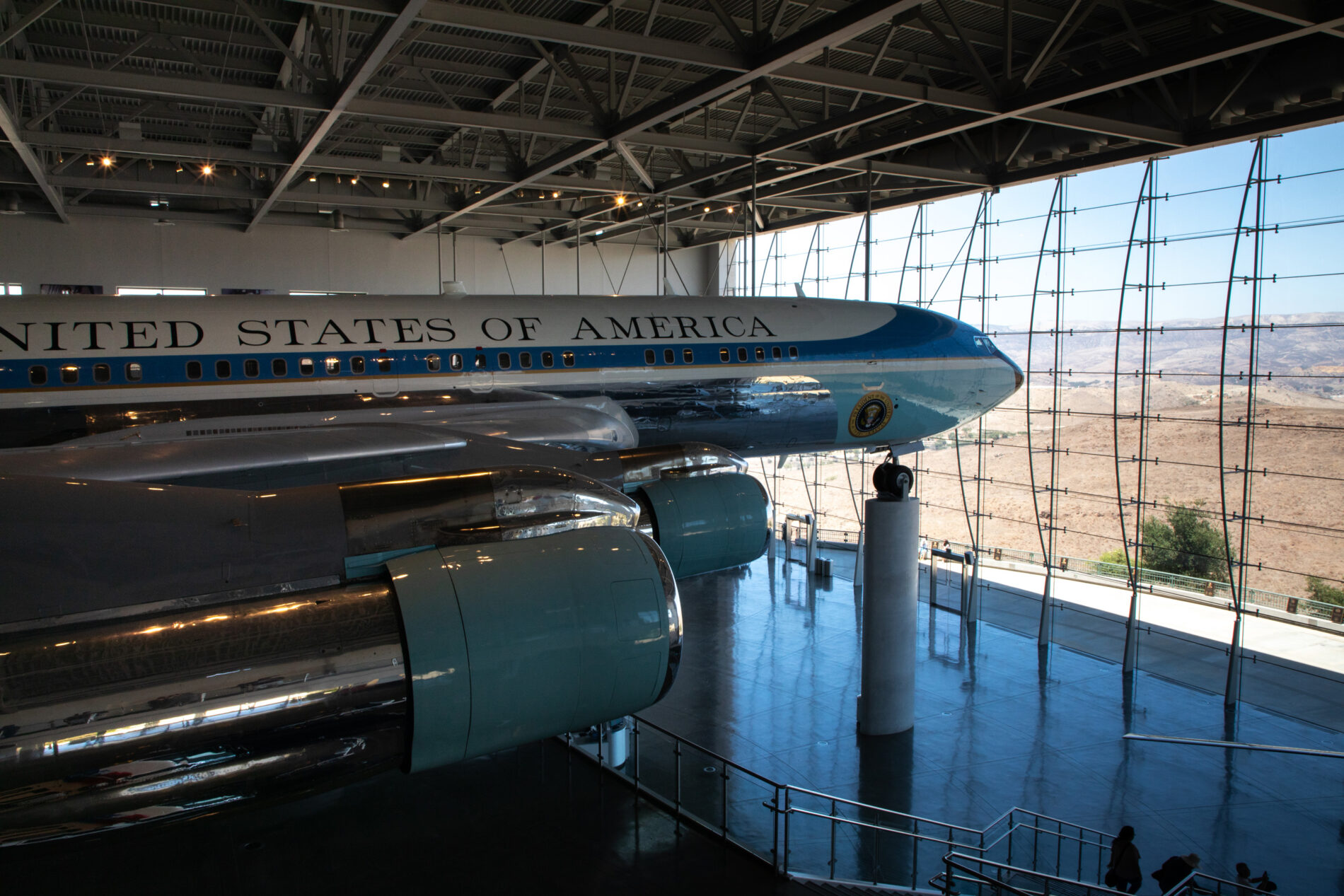 A walk-thru of Air Force One as it was during Ronald Reagan's time in office was a highlight of the Ronald Reagan Library.