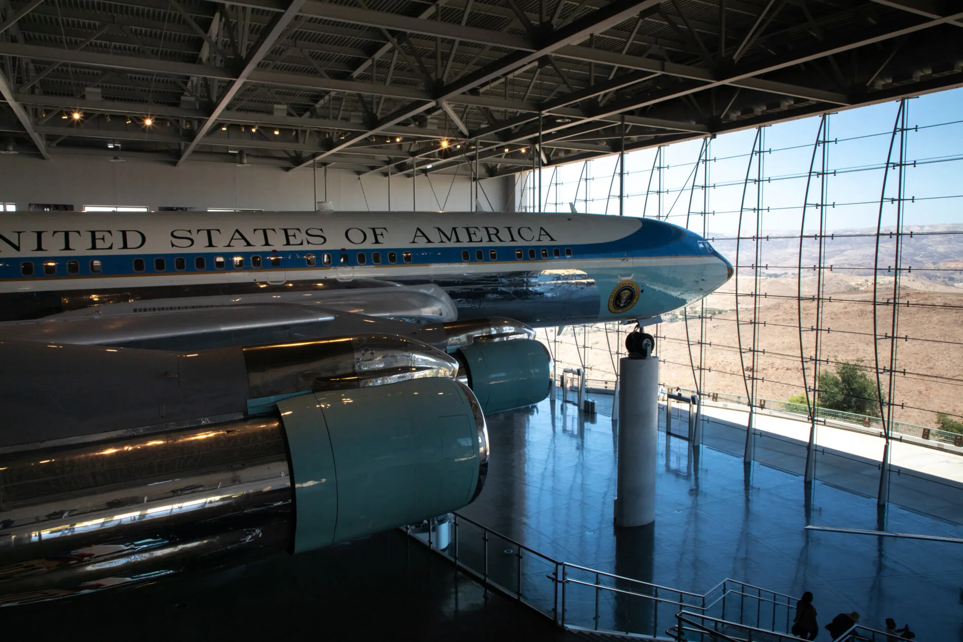A walk-thru of Air Force One as it was during Ronald Reagan's time in office was a highlight of the Ronald Reagan Library.